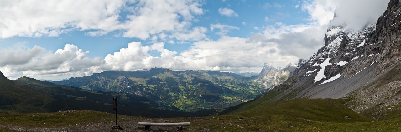 Eiger Nordwand Panorama