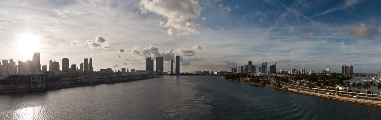 Blick auf Miami